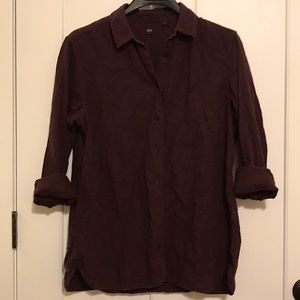 Uniqlo Flannel-Like Button Down Shirt